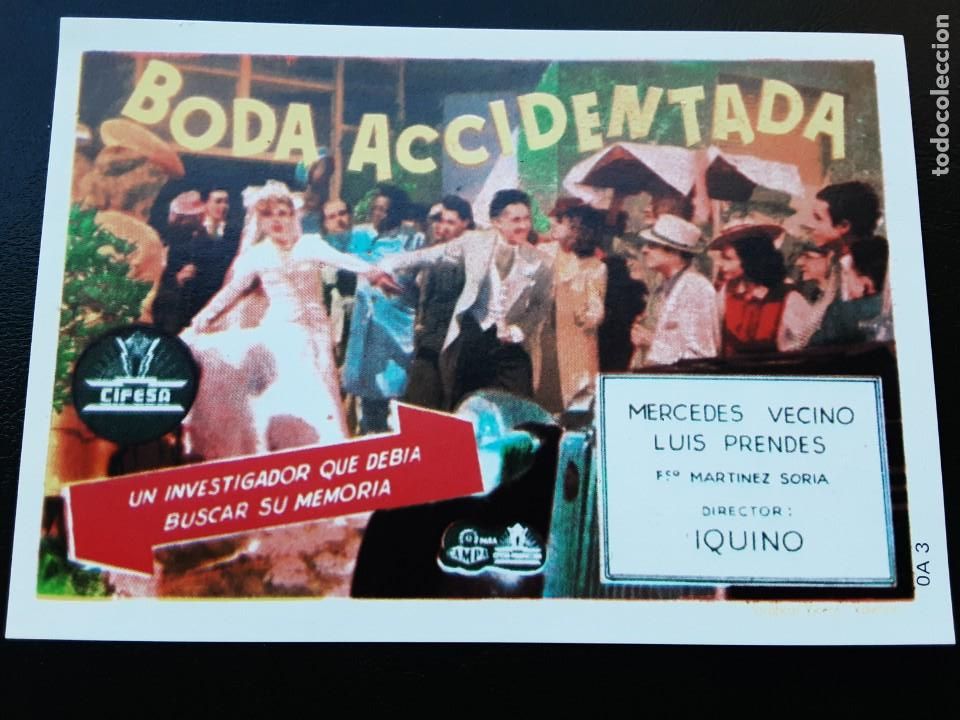 Kino: BODA ACCIDENTADA, MERCEDES VECINO, DE I.F. IQUINO, IMPRESO EN LOS A&Ntilde;OS 80