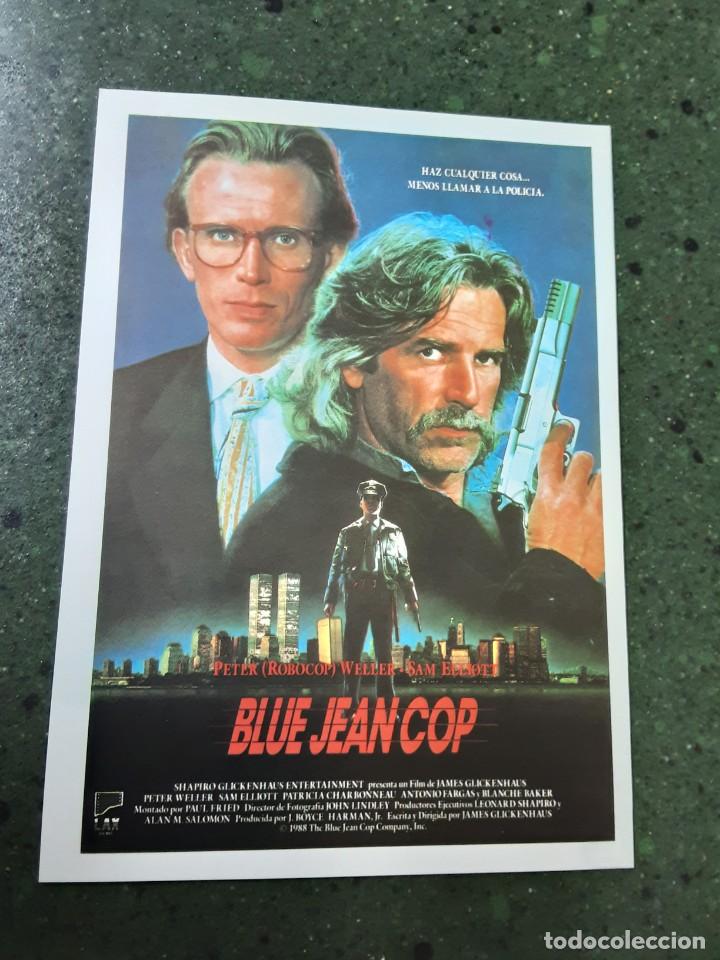 Kino: BLUE JEAN COP, PETER WELLER, IMPRESO EN LOS A&Ntilde;OS 80