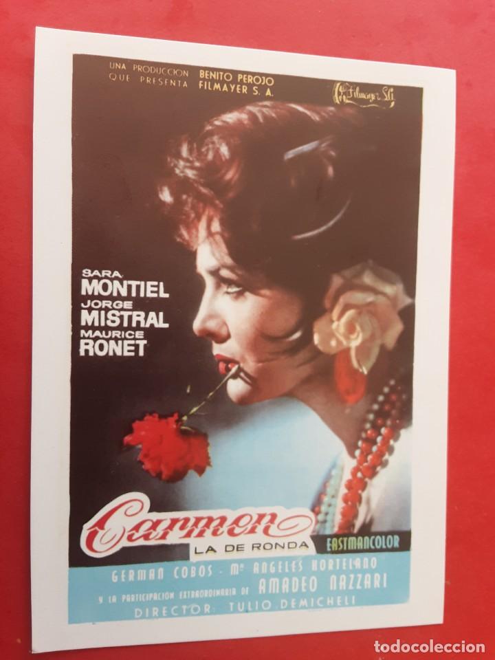 Kino: CARMEN LA DE RONDA, SARA MONTIEL. IMPRESO EN LOS A&Ntilde;OS 80