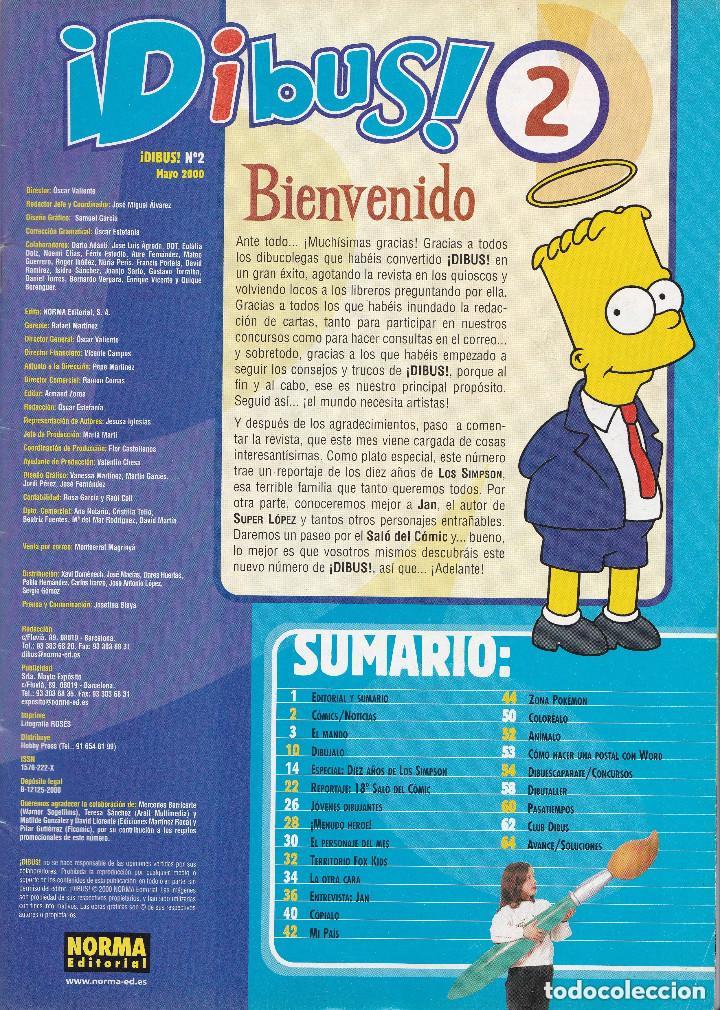 Cine: REVISTA &iexcl;DIBUS! N&ordm; 2, EDITADA EN EL A&Ntilde;O 2000. - Foto 2