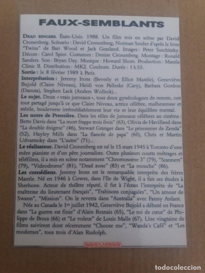Cine: Faux-semblants - Foto 2