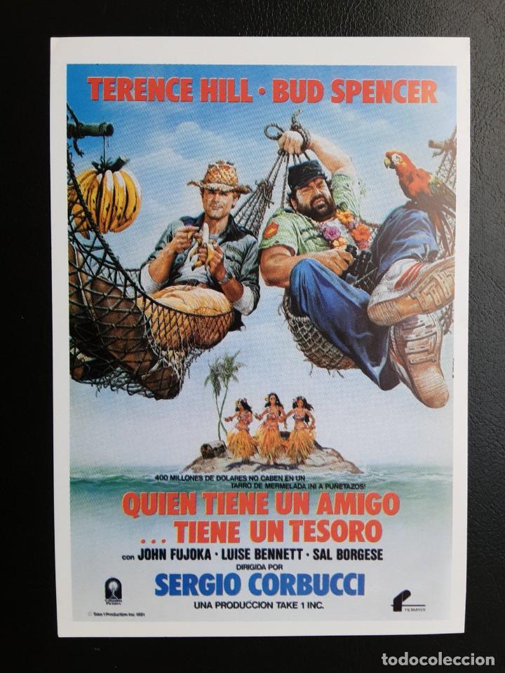 Kino: QUIEN TIENEUNAMIGO... TIENE UN TESORO, TERENCE HILL, IMPRESO EN LOS A&Ntilde;OS 80