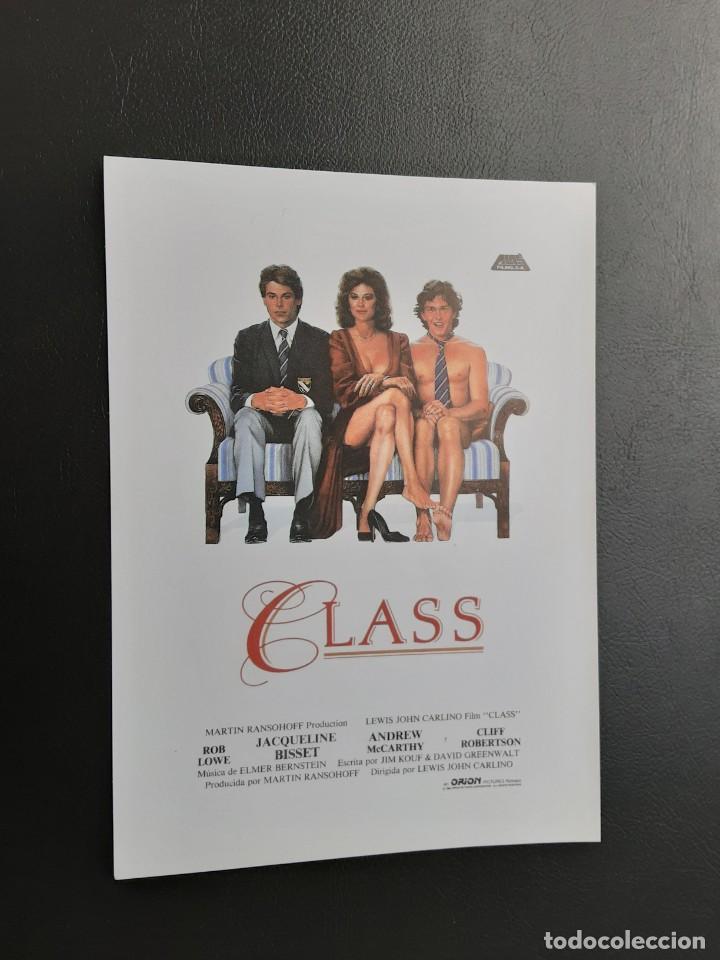 Kino: CLASS, ROB LOWE, IMPRESO EN LOS A&Ntilde;OS 80