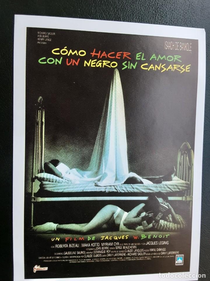 Kino: COMO HACER EL AMOR CON UN NEGRO SIN CANSARSE IMPRESO EN LOS A&Ntilde;OS 80