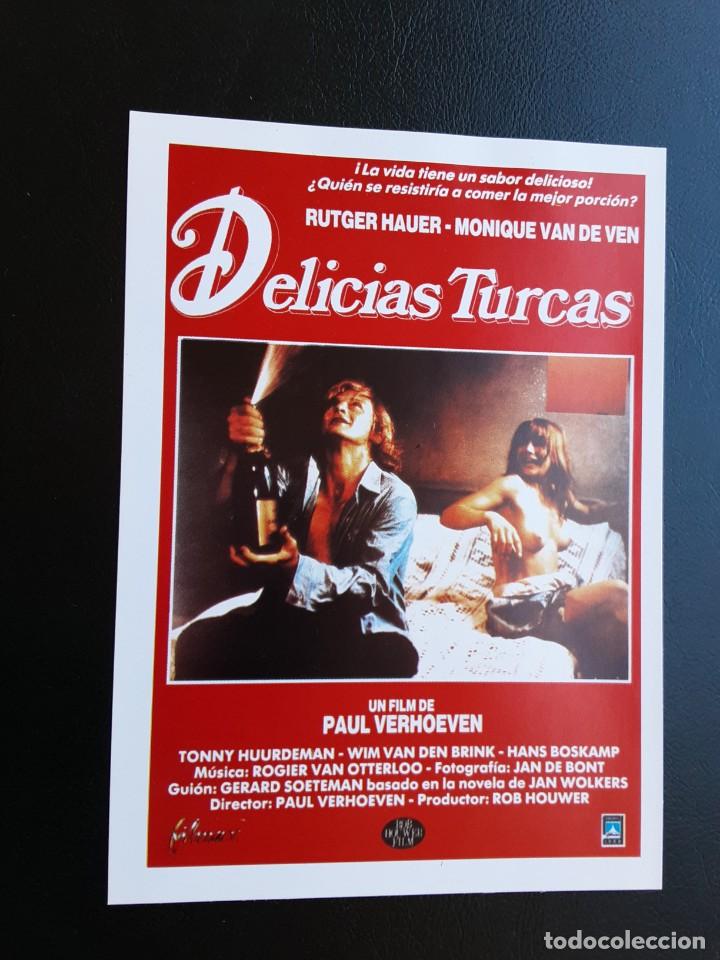 Kino: DELICIAS TURCAS RUTGER HAUER PAUL VERHOEVEN IMPRESO EN LOS A&Ntilde;OS 80