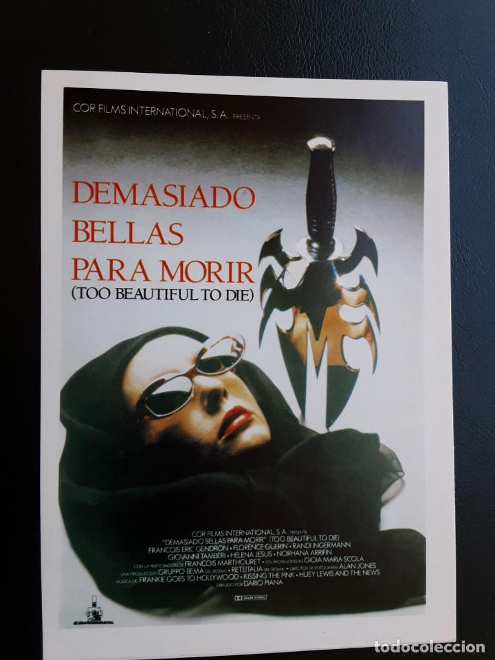 Kino: DEMASIADO BELLAS PARA MORIR IMPRESO EN LOS A&Ntilde;OS 80