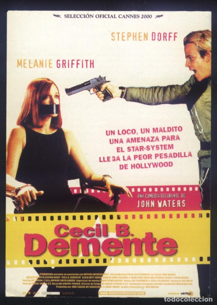 Kino: Q-09396- Cecil B. Demente (Cecil B. DeMented) (FICHA T&Eacute;CNICA) Melanie Griffith - Stephen Dorff
