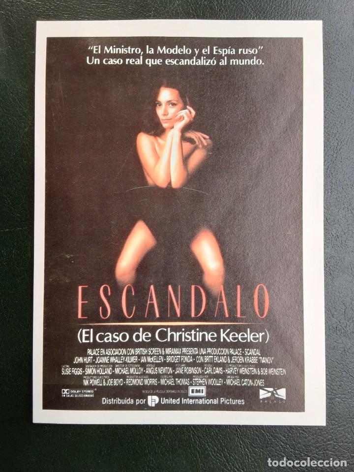 Kino: ESC&Aacute;NDALO (EL CASO DE CHRISTINE KEELER ) JOHN HURT IMPRESO EN LOS A&Ntilde;OS 80