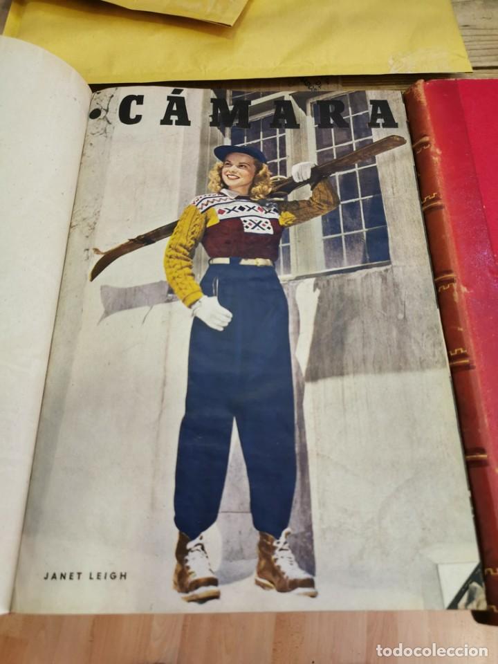 Cine: revista camara, encuadernada, año 1948 completo, 2 TOMOS nº 120 A 143, 24 revistas - Foto 3 - 254950870