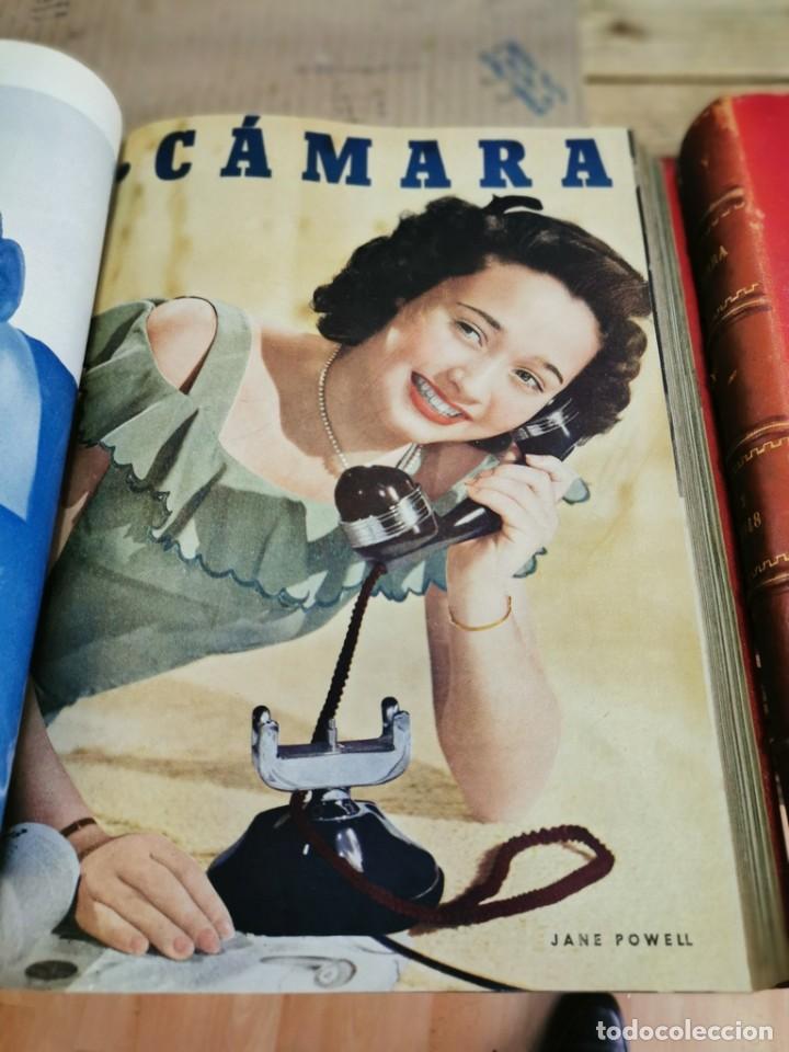 Cine: revista camara, encuadernada, año 1948 completo, 2 TOMOS nº 120 A 143, 24 revistas - Foto 7 - 254950870
