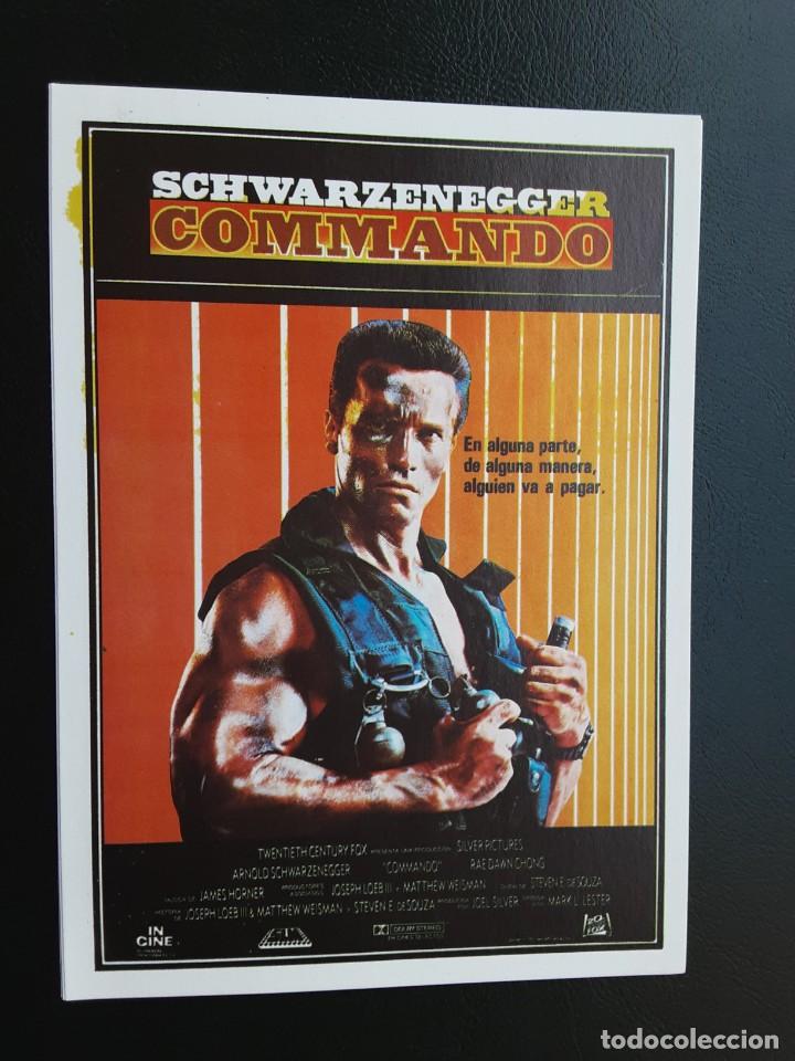 Cine: COMMANDO ARNOLD SCHWARZENEGGER IMPRESO EN LOS A&Ntilde;OS 80 - Foto 1