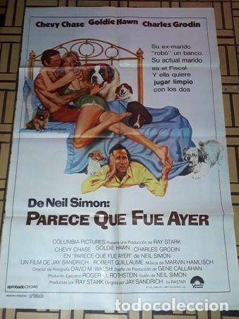 Kino: parece que fue ayer afiche chevy chase goldie hawn 23166