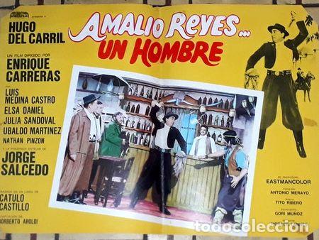 Kino: amalio reyes un hombre poster cine hcarril ecarreras d15