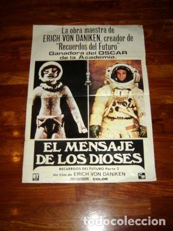 Kino: afiche el mensaje de los dioses movie poster von daniken