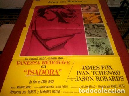 Kino: isadora afiche de cine vanessa redgrave c383