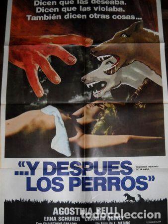 Kino: afiche cine y despues los perros agostina belli terror espan