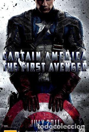 Kino: posters capitan america first avenger lona peliculas 120x80