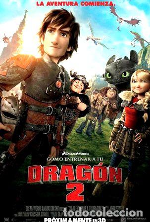 Kino: poster original cine como entrenar a tu dragon 2