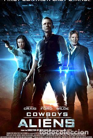 Cinema: poster original cine cowboys aliens