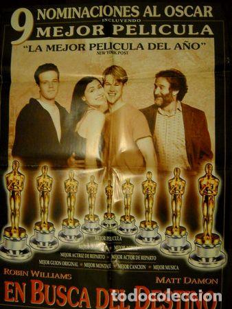 Cinema: afiche cine en busca del destino robin williams matt damon