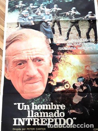 Kino: afiche cine un hombre llamado intrepido david niven p carter