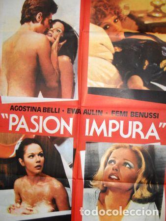 Kino: afiche cine pasion impura agostina belli femi benussi