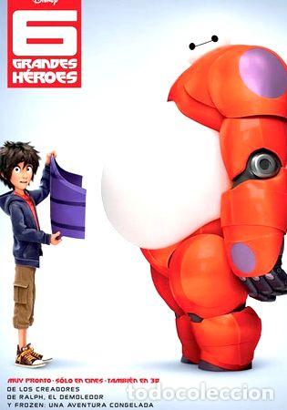 Kino: poster original cine 6 grandes heroes baymax