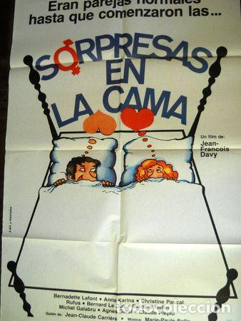 Kino: afiche cine sorpresas en la cama jean francois davy frances