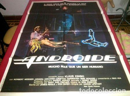Kino: androide mucho mas que un ser humano afiche de cine 366