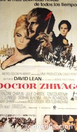 Cine: afiche doctor zhivago david lean 1965 original cine