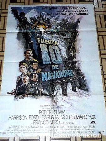 Kino: fierza 10 de navarrone afiche harrison ford rshaw 23106