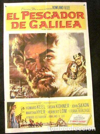 Kino: afiche original el pescador de galilea howard keel