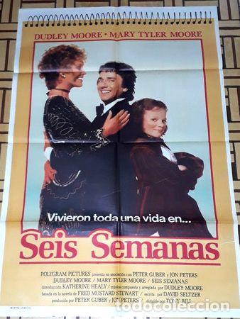 Kino: seis semanas afiche dudley moore mary tyler moore 23110
