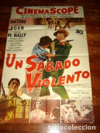 Kino: afiche un sabado violento violent saturday movie poster 1955
