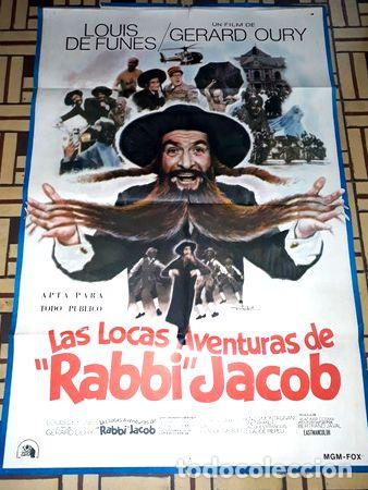 Kino: las locas aventuras de rabbi jacob afiche lde funes 538