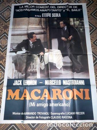 Kino: macaroni mi amigo americano afiche lemmon mastroianni 23196