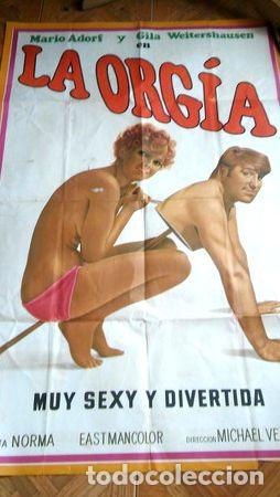 Kino: afiche de la pelicula orgia 72x110cm