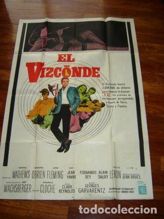 Kino: afiche de cine el vizconde atraco al hampa kerwin mathews