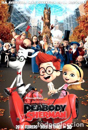 Kino: poster original cine las aventuras de peabody y sherman