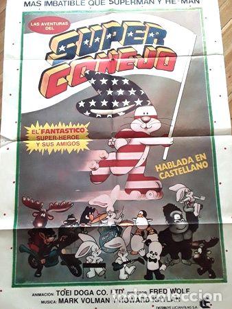 Kino: afiche cine las aventuras del super conejo fred wolf lucian