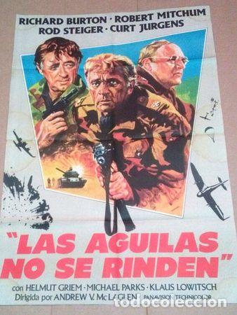 Kino: afiche de cine las aguilas no se rinden r burton 561