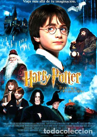 Kino: posters cine harry potter combo x8 peliculas 45x30 cm