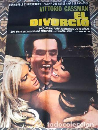 Kino: el divorcio afiche vittorio gasdman anna moffo aekberg23179