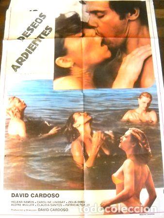 Kino: afiche cine deseos ardientes david cardoso brasil erotico