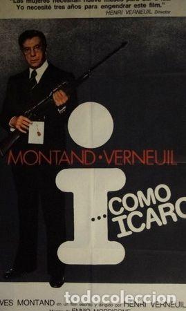 Kino: afiche i como icaro 1979 original cine yves montand