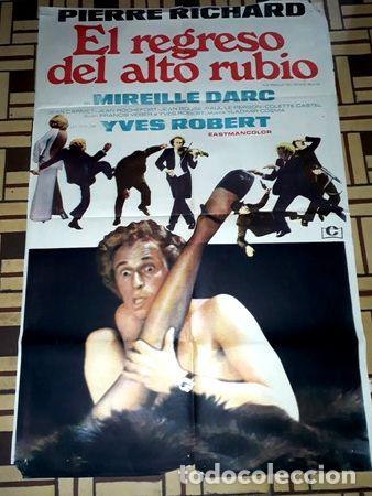 Kino: el regreso del alto rubio afiche pierre richard mdarc 522