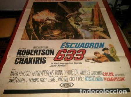 Kino: escuadron 633 afiche de cine c229