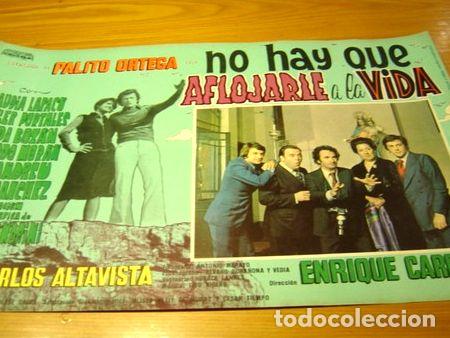 Kino: lobby card no hay que aflojarle a la vida palito ortega 1975