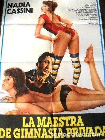 Kino: afiche cine la maestra de gimnasia privada nadia cassini ita