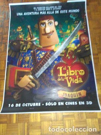 Kino: poster original de cines el libro de la vida de plastico